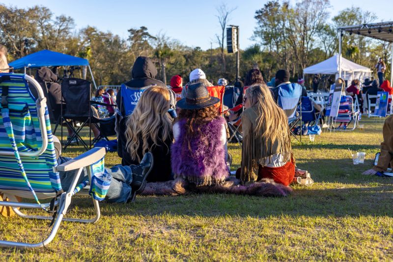 Enjoying a groovy afternoon