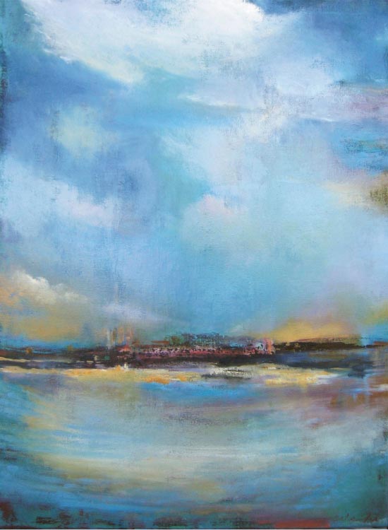 Verde Verdi, 2010, 40&quot; x 30&quot;, oil on canvas